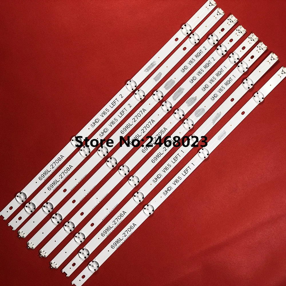 Светодиодная лента для подсветки телевизора LG 49UH603V 49UH620V LC490DGE 6916L 2705A 2706A 2707A