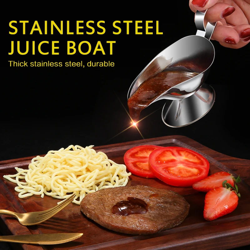 Соус для соуса из нержавеющей стали 304 стейк черный перец соус посуда томатный