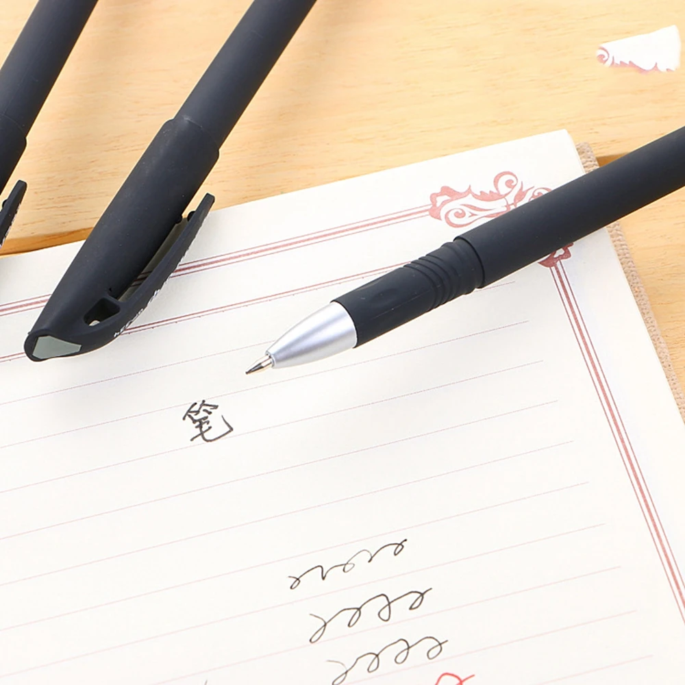 3 шт. классические скраб гелевая ручка 0 5 мм Углеродная сажа подходит для обучения