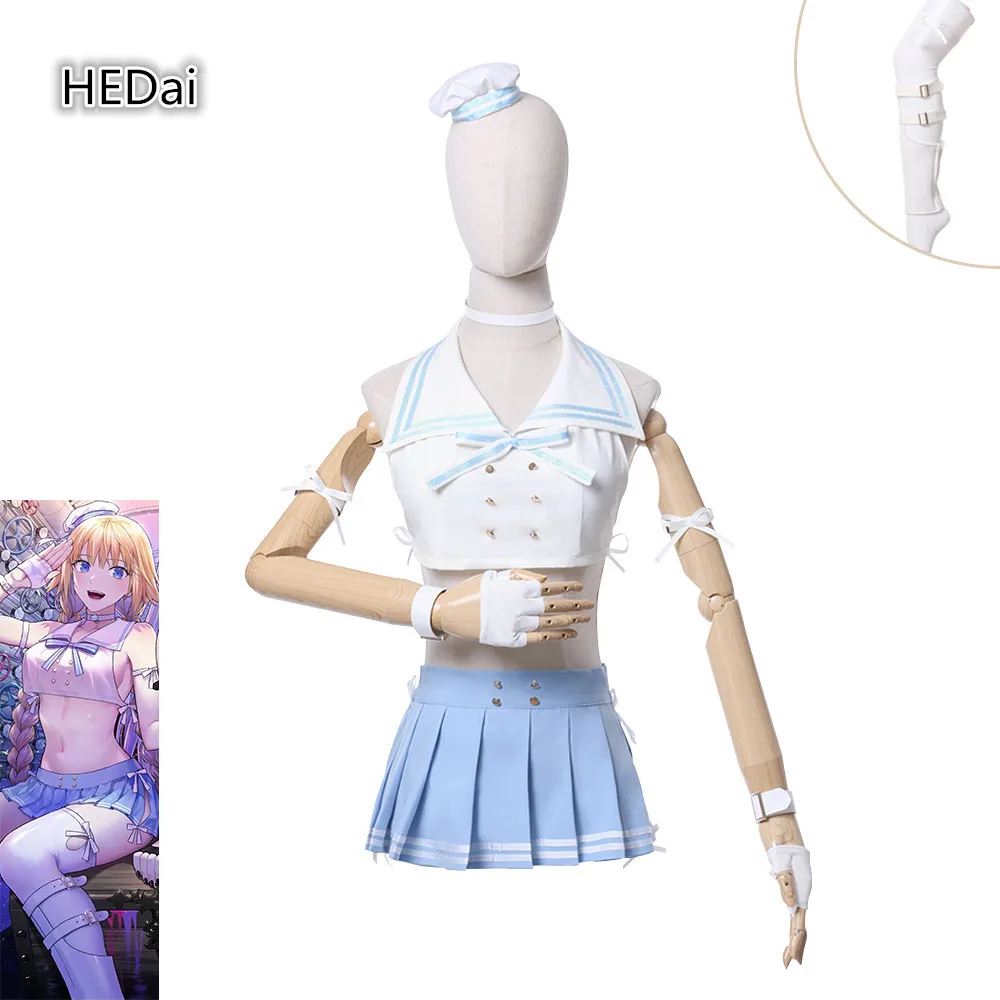 

Fate/Grand Order костюм для косплея Иан дуги белый матросский костюм JK FGO выполненный в стиле канон дук рождественские наряды наборы купальников