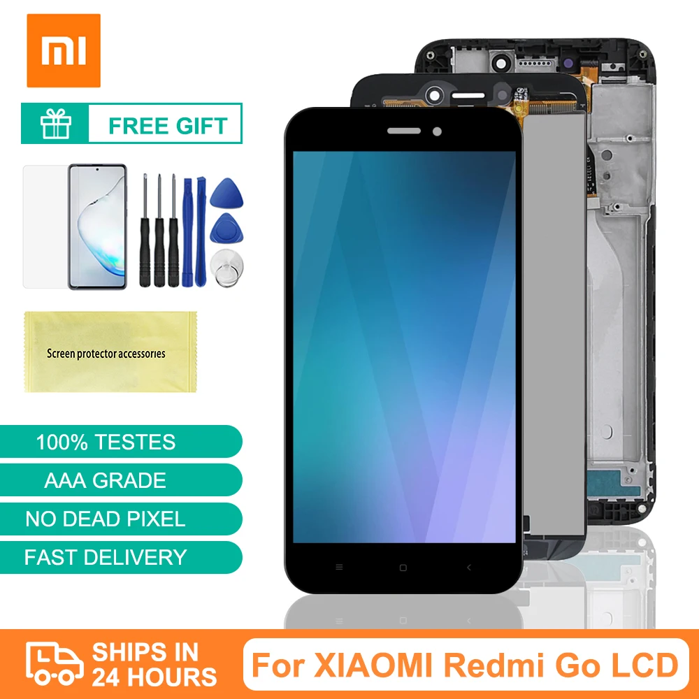 

5.0'' IPS Display For Xiaomi Redmi Go LCD Display Touch Screen Digitizer Assembly Replacement For Xiaomi Redmi Go Lcd Screen