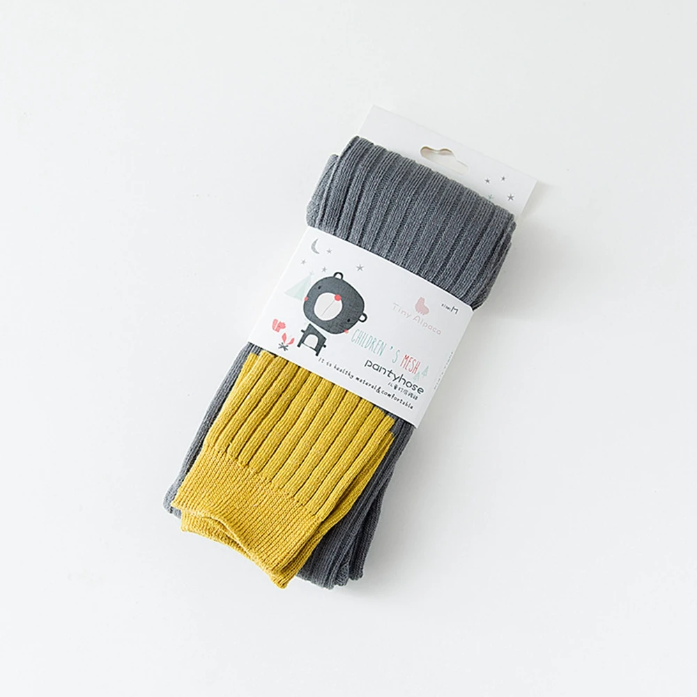 Летние колготки для девочек весенне-зимние детские леггинсы Хлопковые вязаные