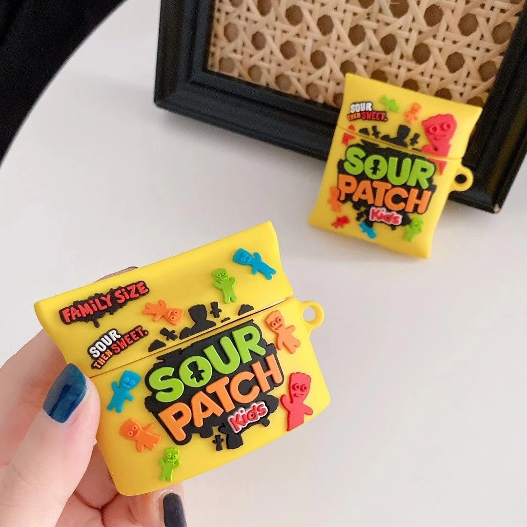 

Earphone Case For Airpods Pro Case Sour Patch Kids Anime Headphone Case for Apple Air Pods 2 1 Earpods Protective Cover