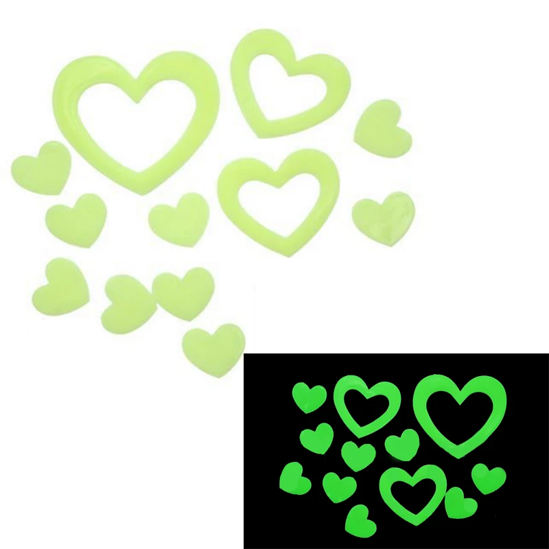 1 Набор красочных светящихся наклеек светится в темноте стикер на стену s