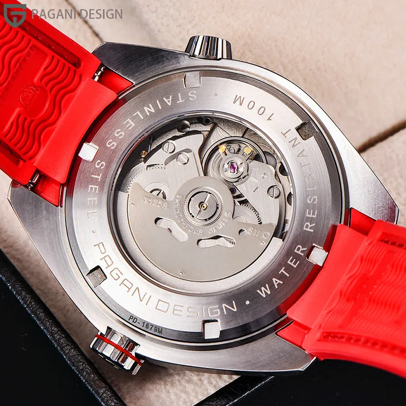 

PAGANI DESIGN Classic Men's Automatic Mechanical Watch Luxury Sapphire Glass Waterproof Watch Stainless Steel Watches Men Reloj