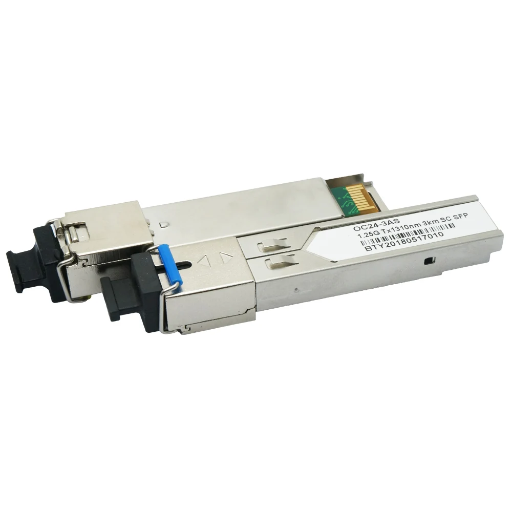 1 25G 1000 базовый BiDi нм/нм 3 км LC/SC WDM DDM SFP модуль трансивер Пара трансиверов |