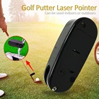 Креативная мини-клюшка для гольфа черного цвета, лазерная указка, обучение прицельной линии, корректор, улучшающий вспомогательный инструмент, аксессуары для гольфа