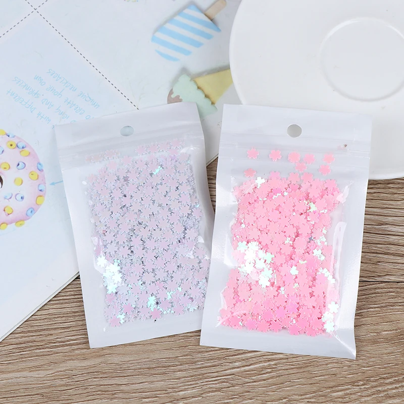 

DIY Ultra-thin Cherry Blossom Slices Filler Iridescent Sakura Cherry Blossom Glitter Resin Supplies Nail Art Decoden Slime