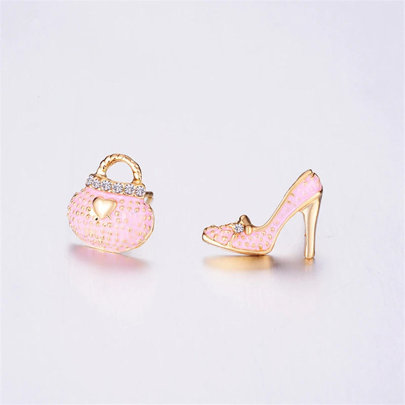 Женские сумки на каблуке блестящие туфли-гвоздики высоком | Украшения и