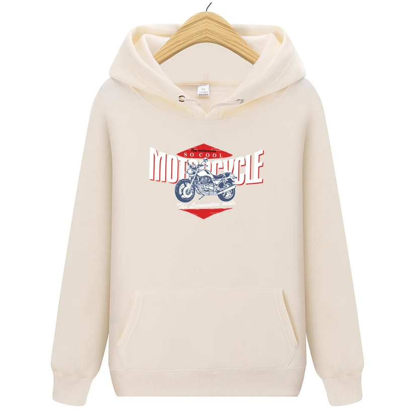 

New Fashion Brand Cartoon motorcycle Print Sportswear Hoodies Men's Sweatshirt Male Hooded Good Hoodies Pullover Hoody clothing