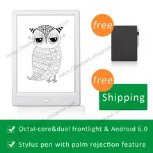 Новое поступление, электронная книга, 7,8 дюймов, likebook Muses, Android 6. 0, Восьмиядерный процессор frontlight, 2 Гб ram, с функцией рукописного ввода