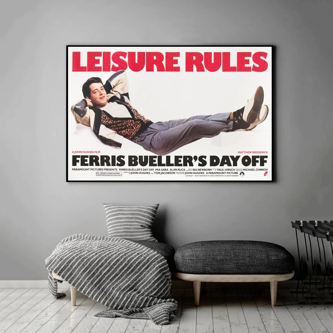 

Постер из фильма «День Ферриса буеллера» 1986, Настенная картина для украшения дома (без рамки)