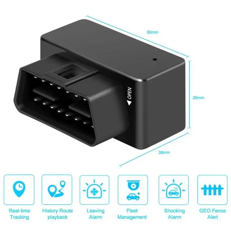 VODOOL G500M OBD II GPS трекер автомобиля GSM 16 Pin OBD2 устройства слежения + Beidou локатор