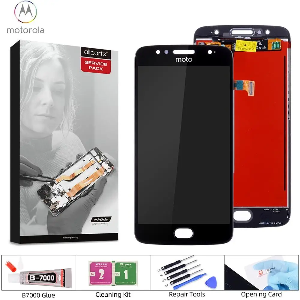 Дисплей для Motorola Moto G5S XT1793 XT1794 XT1792 LCD в сборе с тачскрином Оригинал 5.2&quot черный
