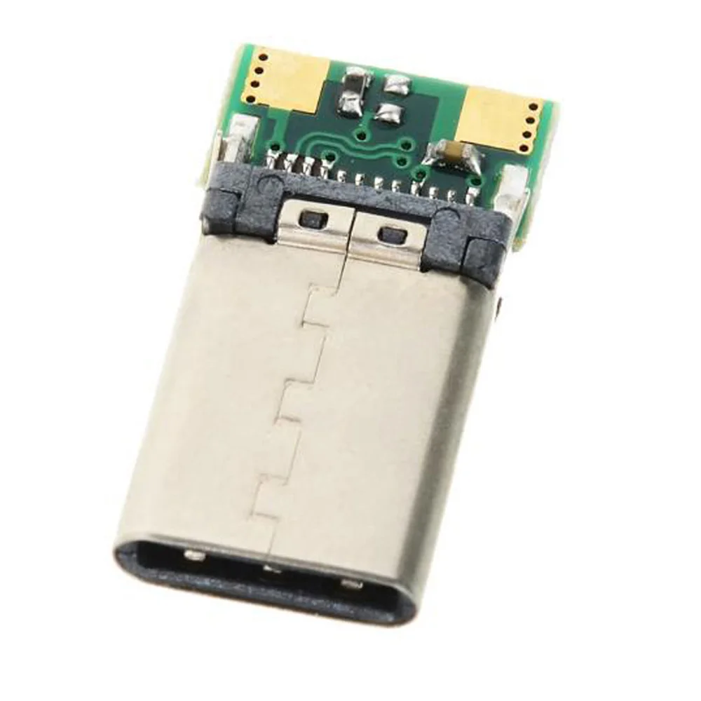 Питание USB 3 1 мужской женский Тип C проволочного припоя разъем интерфейс