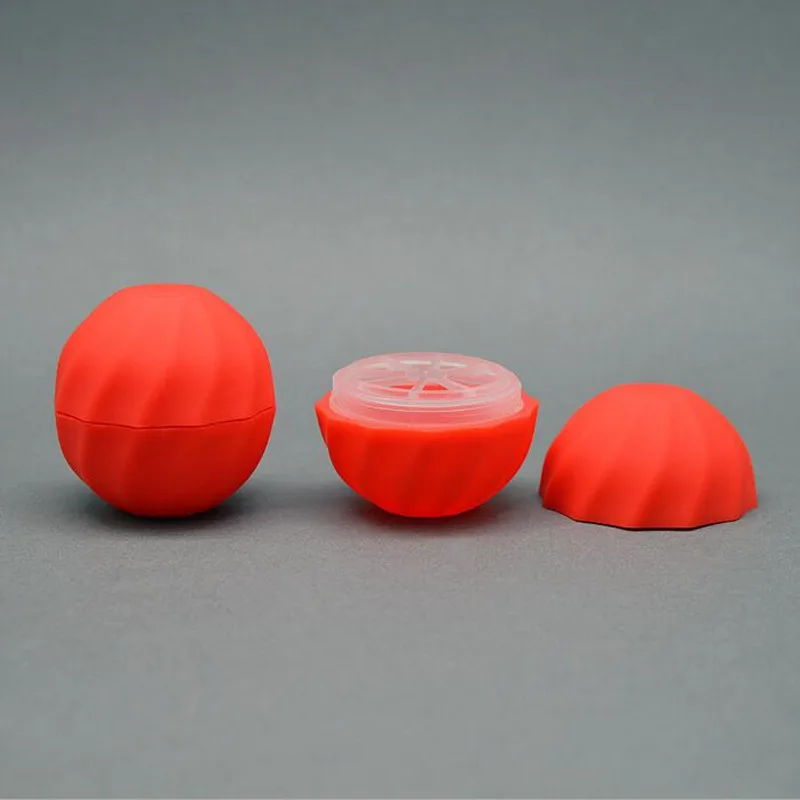 

10pcs/lot Lovely Spherical Lipstick Empty Tube Round Ball-shaped Lipstick Tubes Package Material Makeup Tools