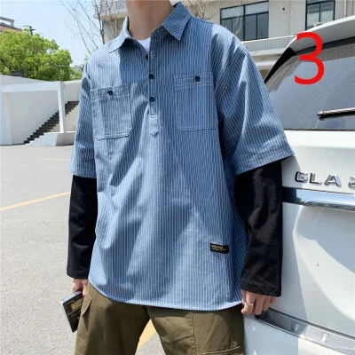 

Men's Long Sleeve Tide Brand Trendy Top Cartoon T-shirt Loose Casual Wild