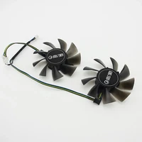 new 75 mm ga82s2h 4 pin gtx 1060 gpu cooling fan suitable for galaxy kfa2 geforce gtx 1060 oc graphics card as a replacement fan
