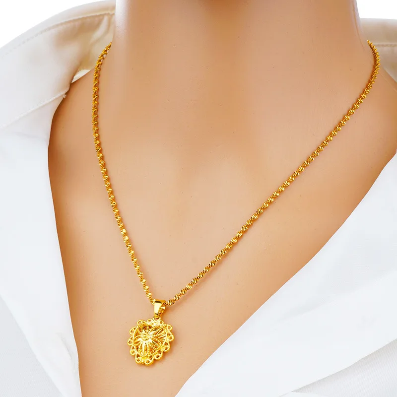 Дубай настоящий 24K золотой кулон Подвески для изготовления ювелирных изделий