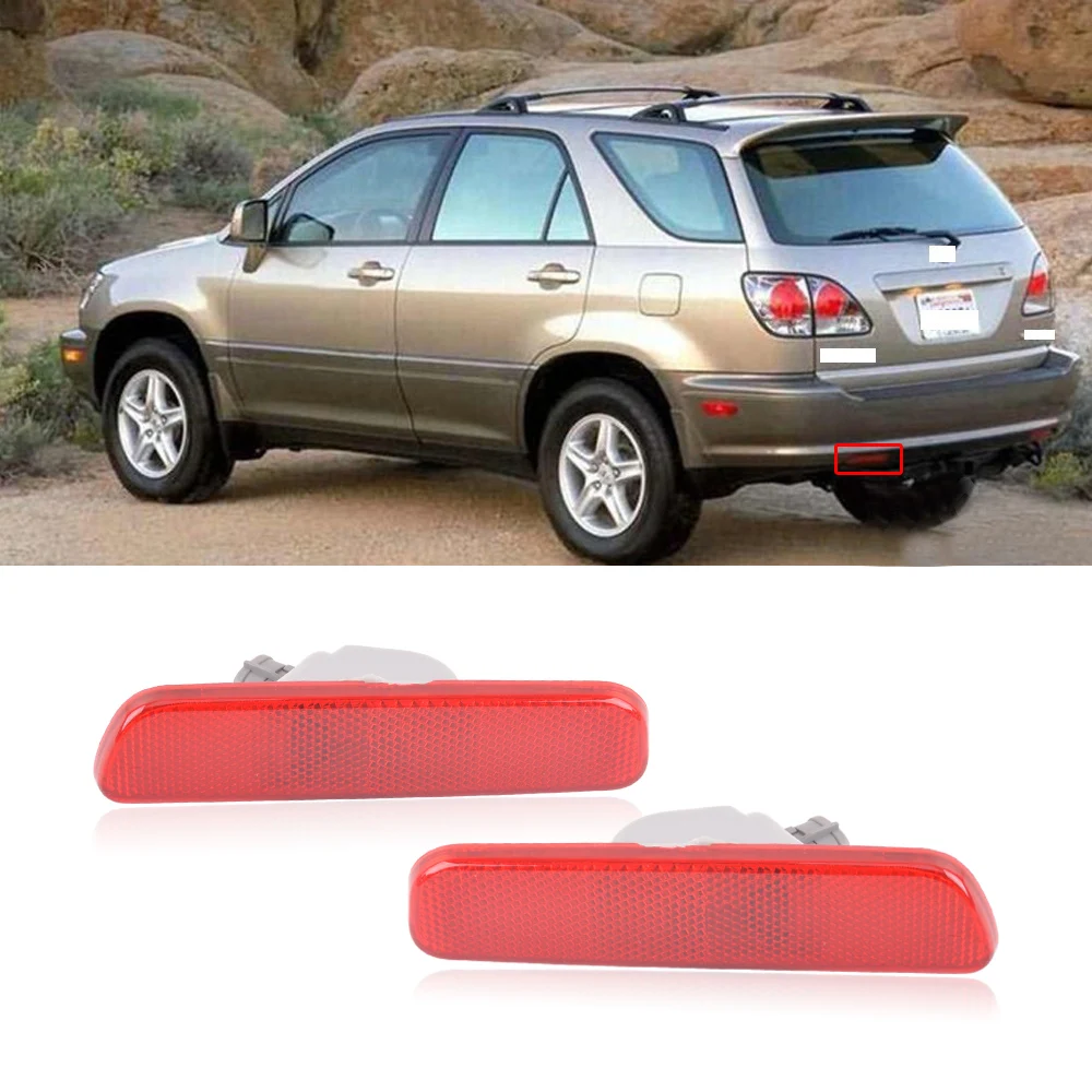 CAPQX для Lexus RX300 MCU15 1998 1999 2000 2001 2002 красный задний бампер тормозной светильник