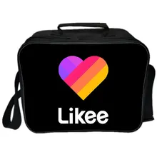 Likee Lunch Bag Rainbow Likee Cat Customize School Lunch Box Boys Girls Casual Travel Portable Cooler Bag Working Lunch Box