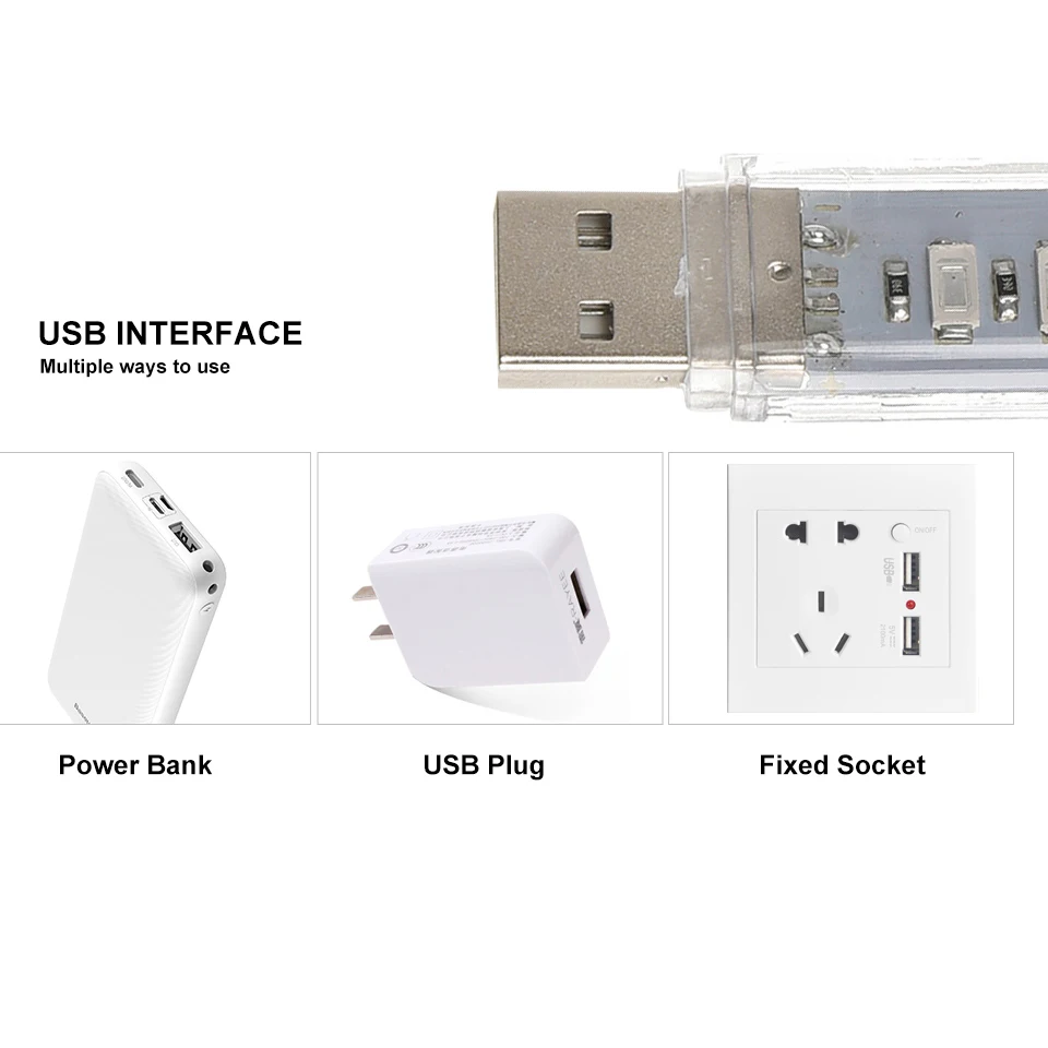 21 Светодиодный растительный светильник для гидропоники DC5V USB красный и синий LED фитолента для цветов и растений на столе или в ночном режиме.
