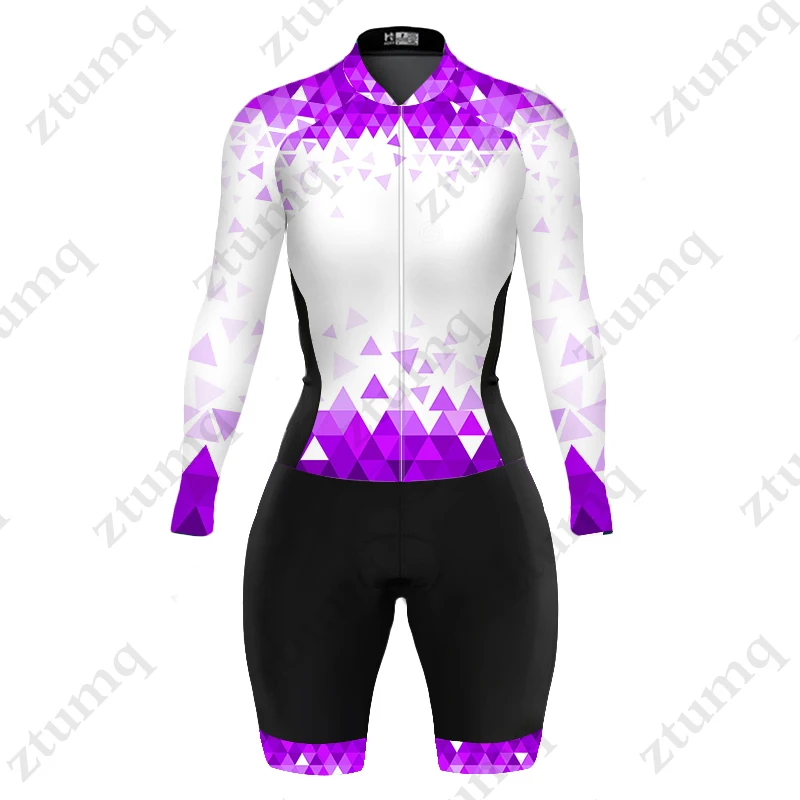 

New Arrival Triathlon Coverall Cycling Jumpsuit Little Monkey Long Sleeve Bicyle Jersey Riding Clothing Bike MTB Skinsuit Suit