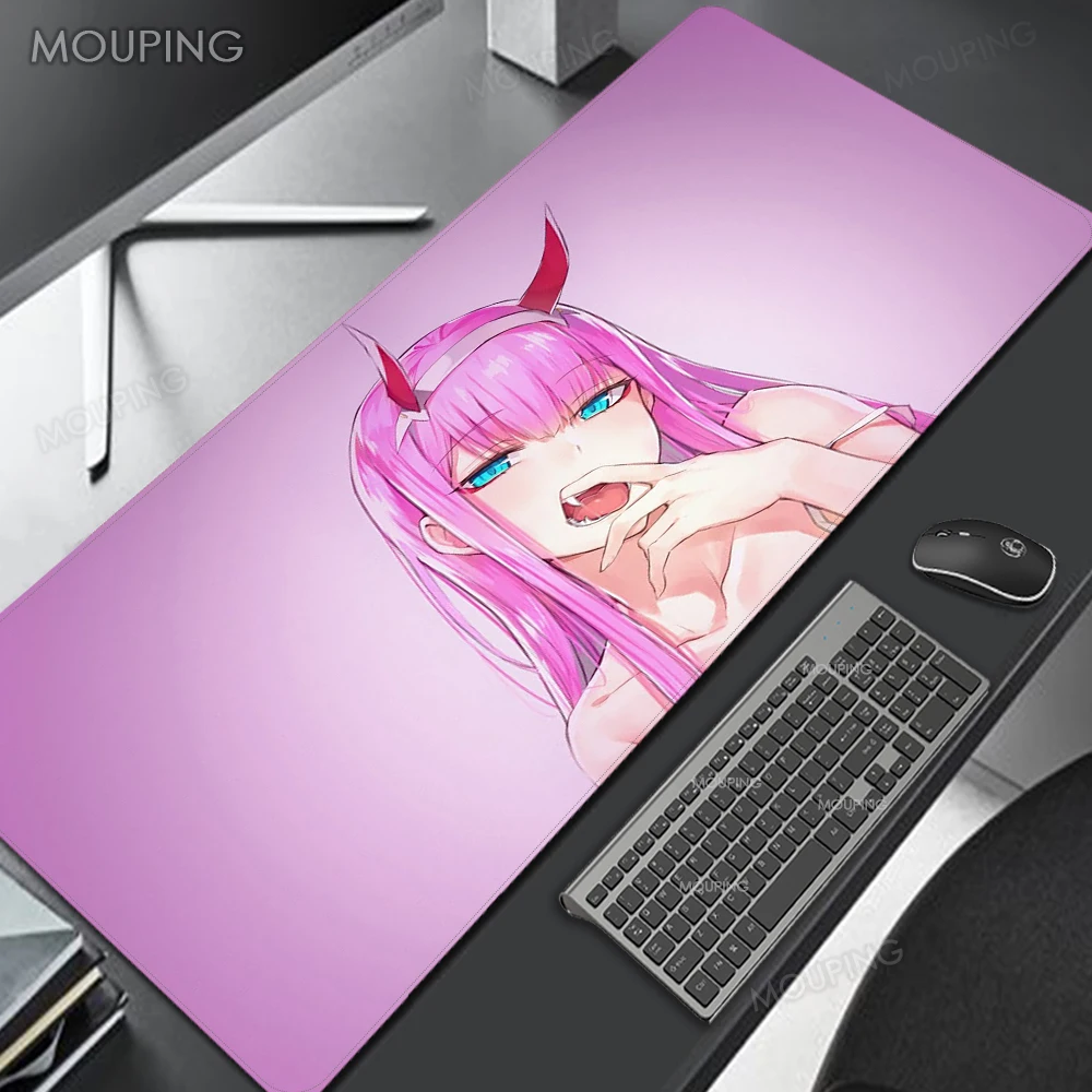 

Mousepad Pink Cute Kawaii Darling In The Franxx Anime Mouse Pad Gamer Accessories Xxl Gaming Mat 800x300 900x400 Large Desk Mat