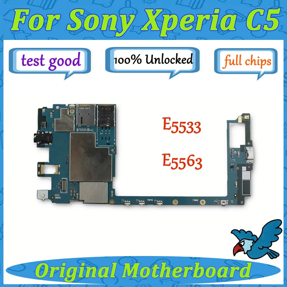Материнские платы Для Sony Ericsson Xperia C5 E5533 E5563 материнская плата с полными ЧИПАМИ