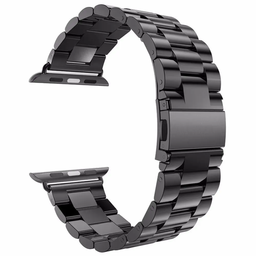 Oulucci ремешок из нержавеющей стали для apple watch ремешок 38 мм/40 мм/42 мм/44 мм сменный ремешок для apple watch 5/4/3/2