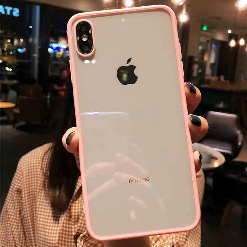 Чехол для iPhone X 7 8 Plus Xr Xs макс. закаленное стекло Роскошная задняя крышка 6 6s