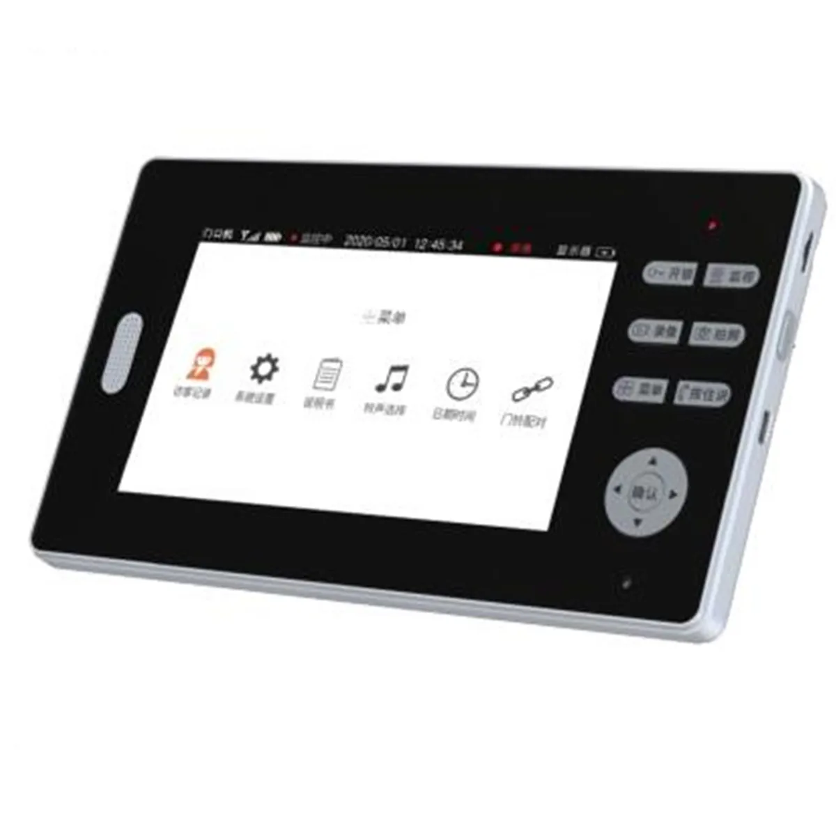 7-дюймовый беспроводной визуальный дверной просмотрщик 2 4 ГГц ИК-видеодомофон