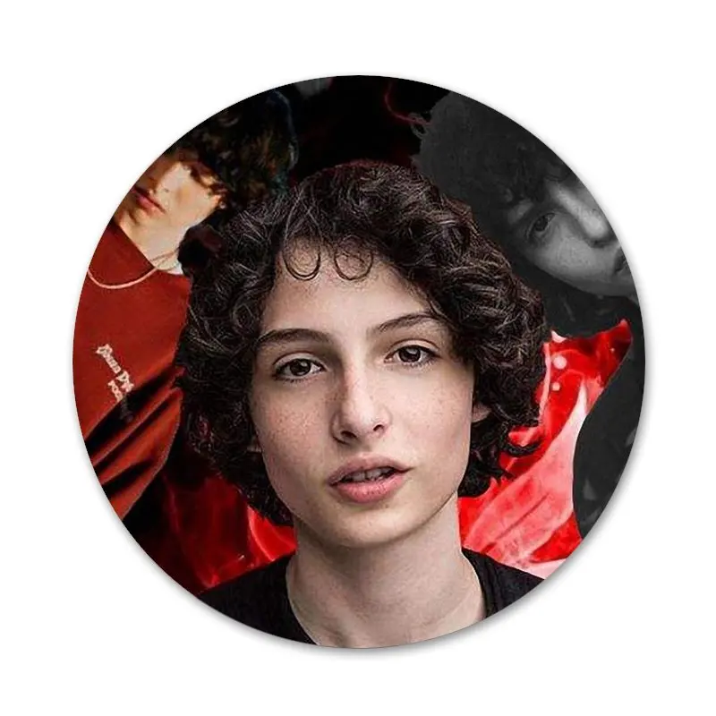 Значки значок для ТВ Финн вольфрама очень странные дела 58 мм Металлические