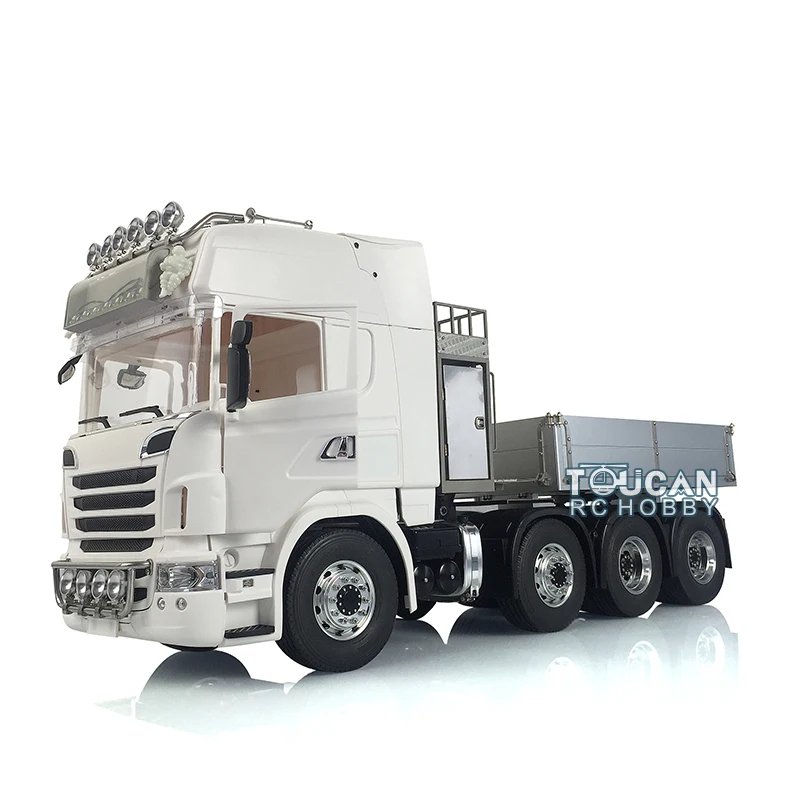 

LESU 1/14 Metal 8*8 Chassis Hopper Hercules R730 Cabin RC Tractor Truck Car For DIY Scania THZH0958