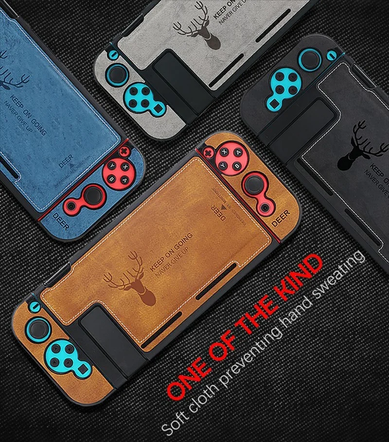 Тканевый чехол, силиконовый защитный чехол для задней панели Joy-Con, защита от пота, для переключателя с переключателем, с защитой экрана