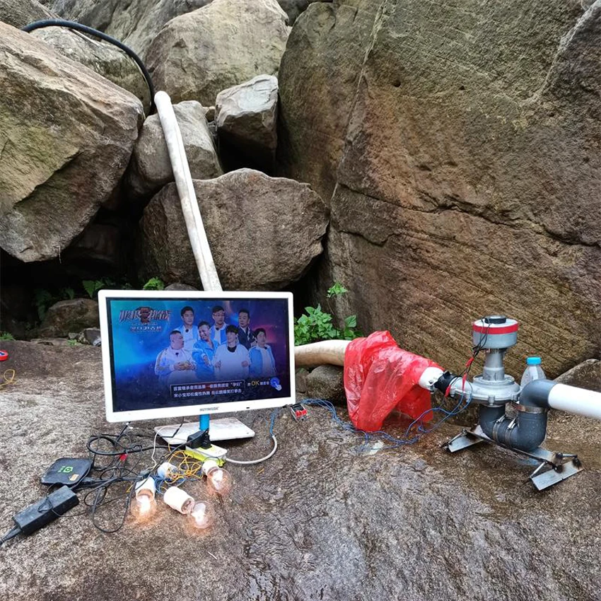 Микро-гидроэлектрический генератор мощностью 500 Вт 50 Гц 220 В с мониторингом