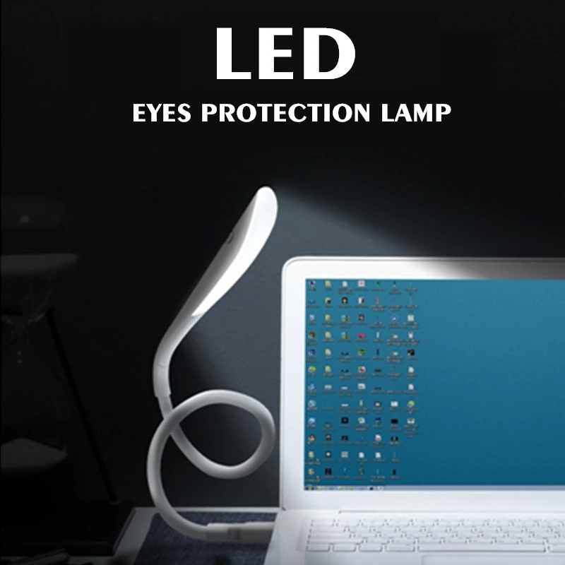 Сенсорная портативсветодиодный льная Светодиодная лампа для ноутбуков с USB