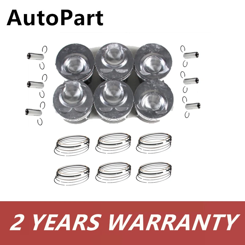 

Набор поршневых колец 03H107065N 03H198151B для Audi Q7 VW Passat CC Touareg Phaeton 3.6L BLV 03H107065F, 6 шт.