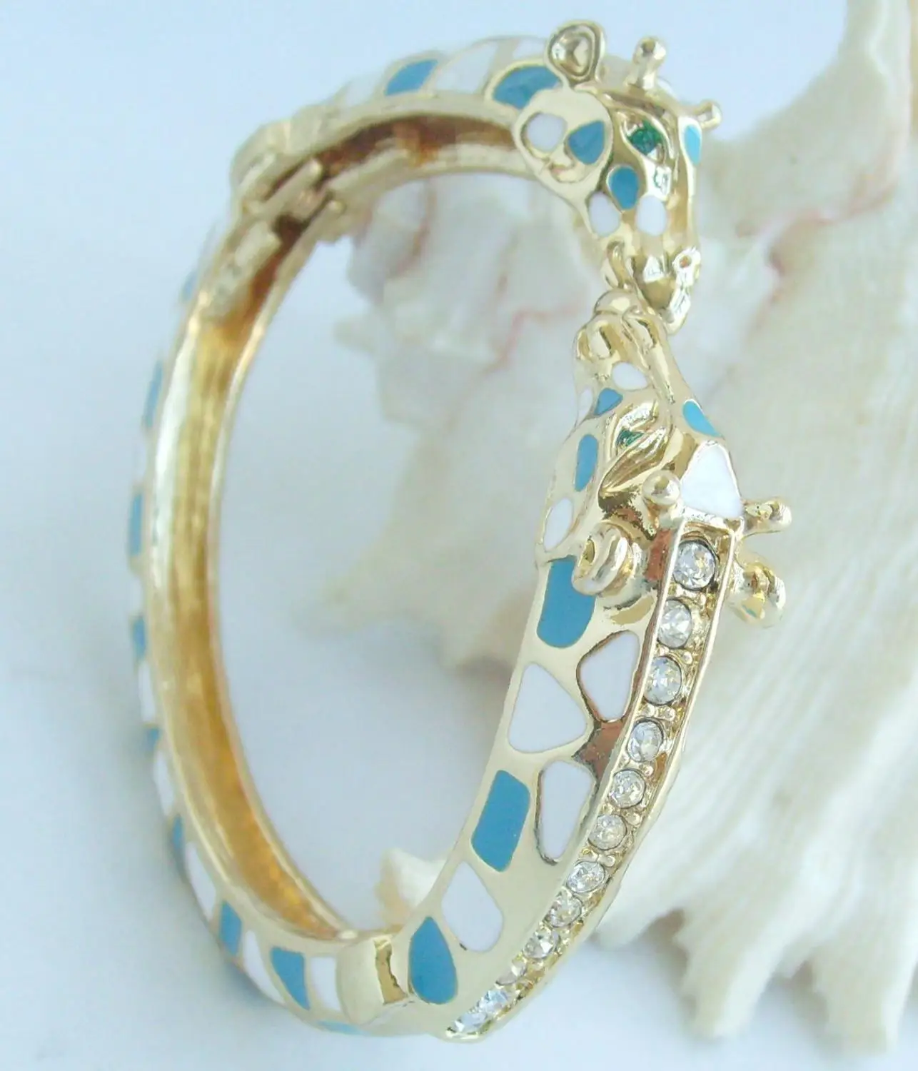 Уникальный Олень браслет с жирафом манжеты прозрачные кристаллы из горного