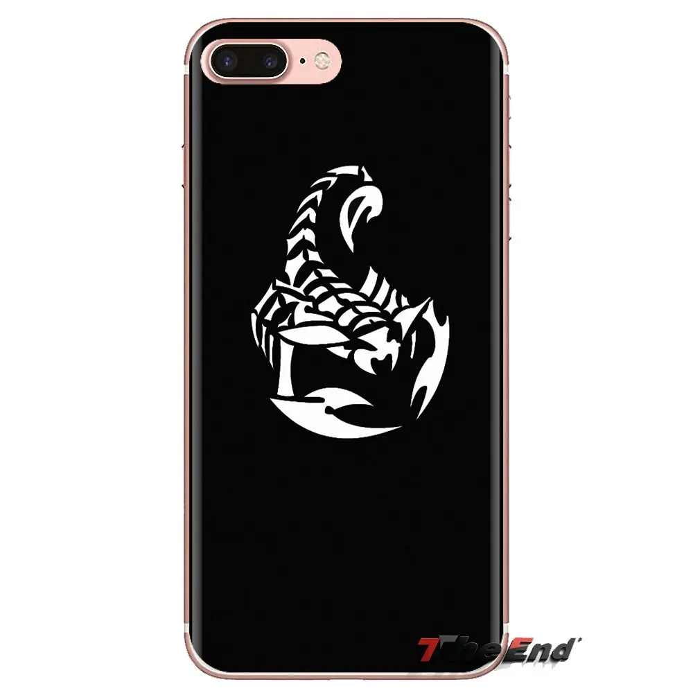 Прозрачный мягкий чехол с изображением черного животного скорпиона для huawei P Smart