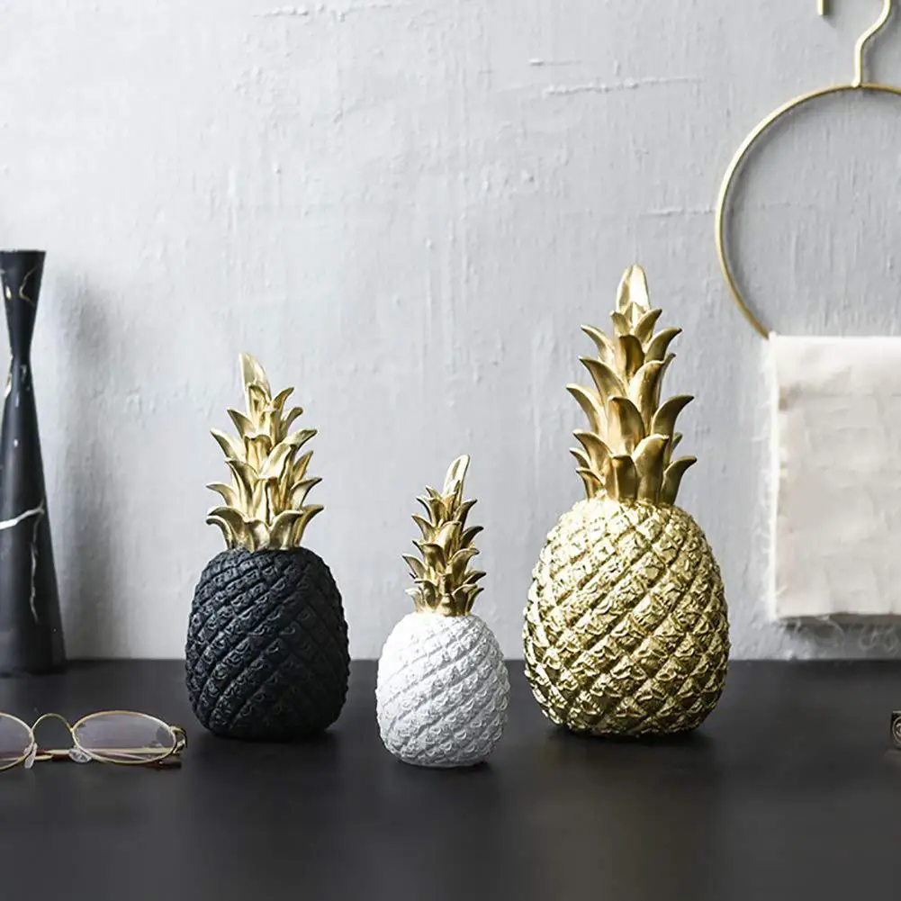 

Pineapple Crafts Desktop Decoration Business Gift Nordic Desktop Display Props Home Decoration Accessories Creative Crafts