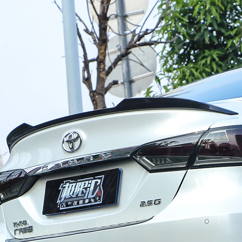 Новый дизайн для Toyota Camry 2018 высокое качество и твердость ABS спойлер из материала