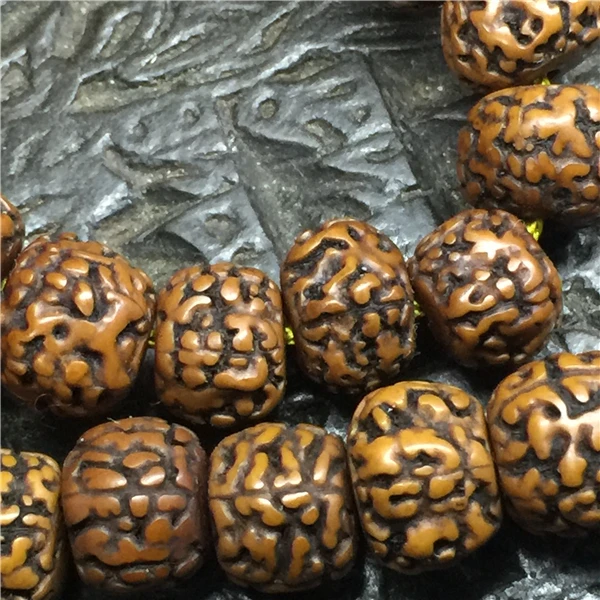 9 мм Тибетский буддизм 108 старая Ваджра Бодхи семена молитва шарик Мала