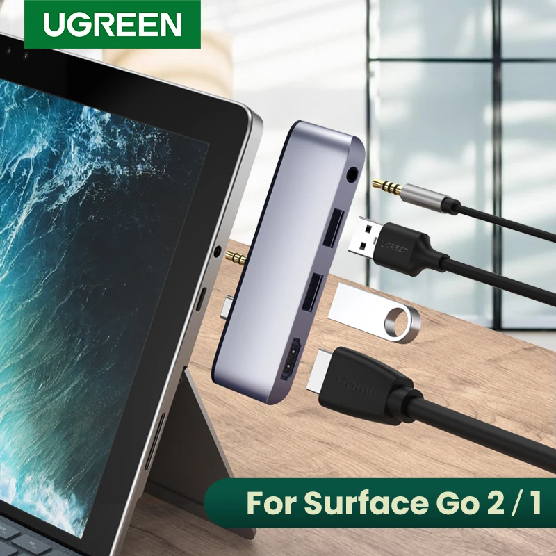 Док станция UGREEN для Microsoft Surface Go 2/1 USB C на 3 0 4K HDMI 5 мм|USB-хабы| |