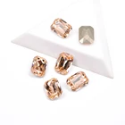 Стразы для ногтей 4627, стеклянные, персикового цвета