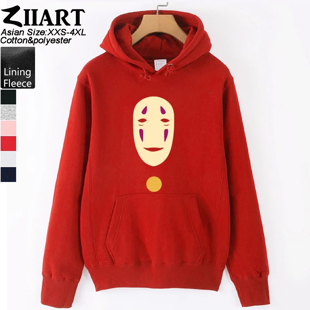 Мужская флисовая маска без лица с изображением Человека Миядзаки Хаяо одежда для