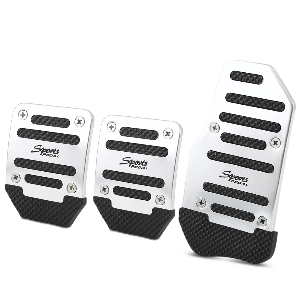 Универсальные алюминиевые Нескользящие автомобильные педали Аксессуары для Toyota