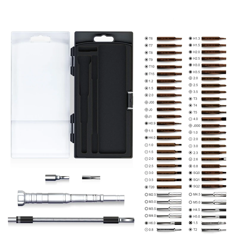Набор прецизионных отверток 61 в 1 набор ручных инструментов для ремонта DIY