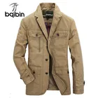 Размера плюс 5XL военные Стиль Мужской Блейзер сезон весна осень хлопок, свободный покрой, блейзер с несколькими карманами, tong chongfengмужской костюм куртки пиджаки для женщин Homme