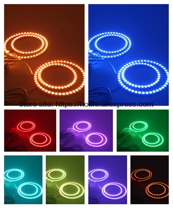 HochiTech отличный RGB многоцветный набор колец halo автомобильный Стайлинг для Hyundai i30